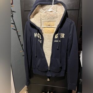 Vintage Hollister zip up sherpa lined jacket